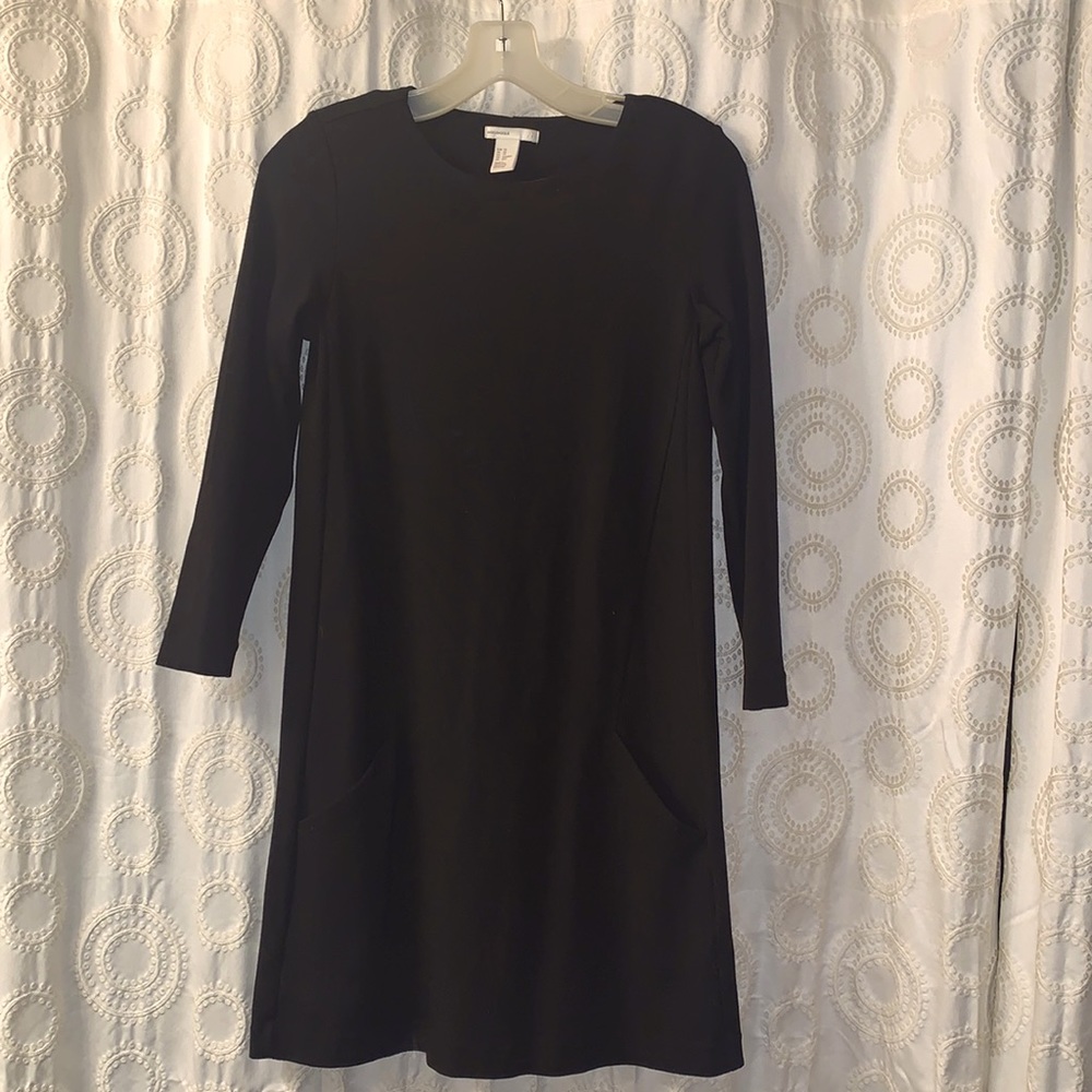 Black 3/4 Sleeve Dress